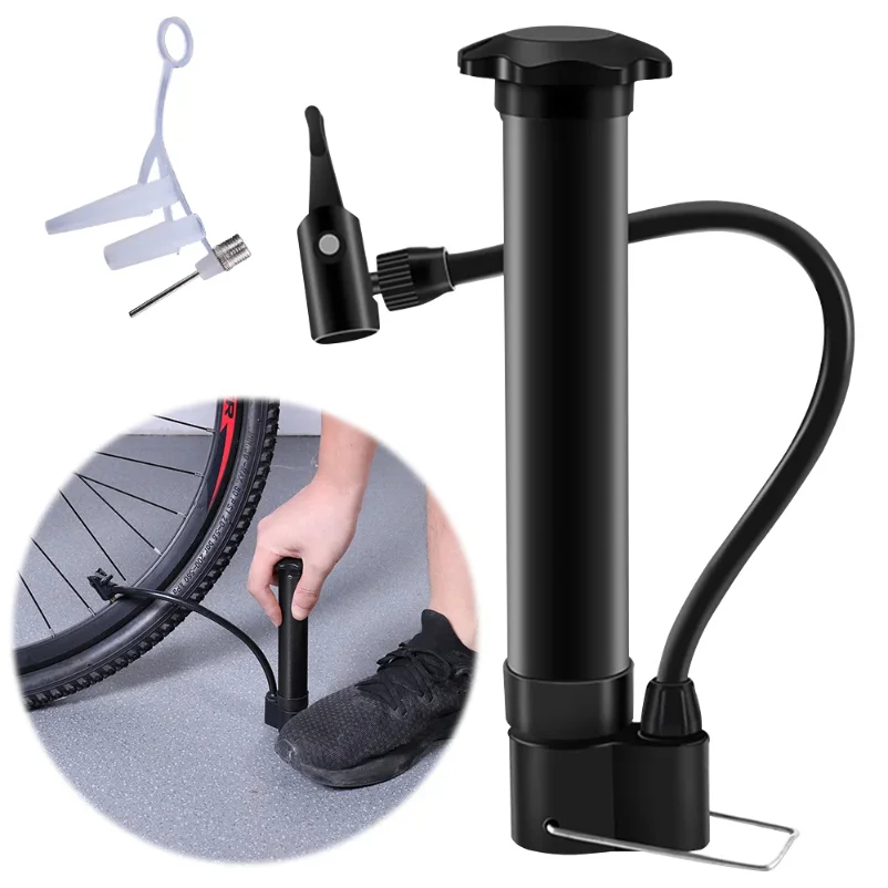 Balloon Pump Hand - วาล์วปั๊มจักรยานแบบพกพา 80PSI บอลลูนน้ำหนักเบา ปั๊มลมแบบแมนนวล MTB จักรยานเสือหมอบ