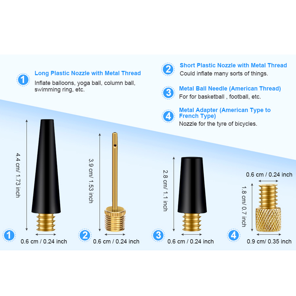 ยางวาล์วอะแดปเตอร์บอลปั๊มเข็มบ - Balloon Pump Hand บทวิจารณ์และราคา