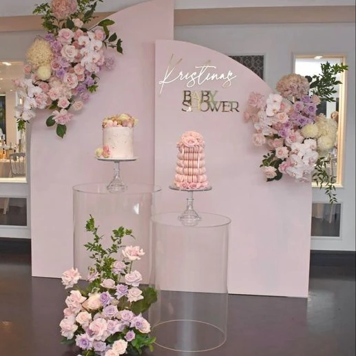 แท่นวางเค้กสำหรับงานเลี้ยงวันเ - Dessert Table Backdrop บทวิจารณ์และราคา