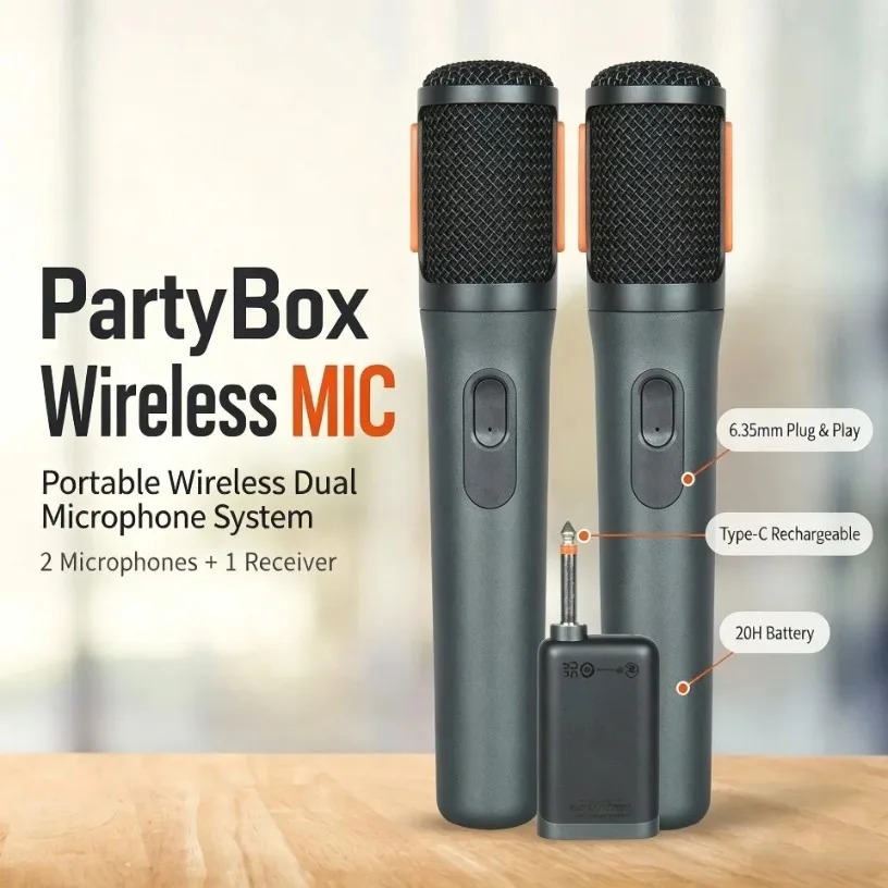 ไมโครโฟนไร้สายแบบมือถือคู่ AES - Event & Party Supply บทวิจารณ์และราคา