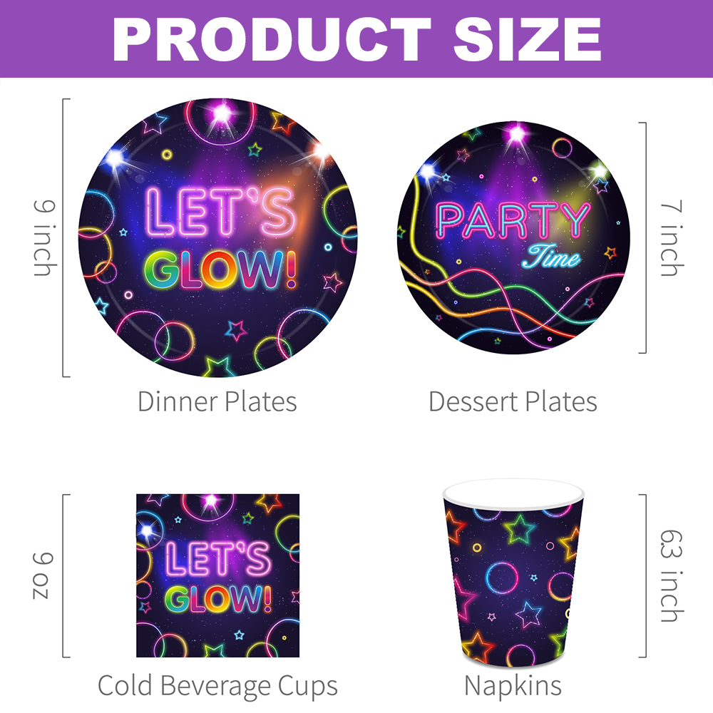 ชุดอุปกรณ์ตกแต่งปาร์ตี้เรืองแส - Let'S Party Event Supply บทวิจารณ์และราคา