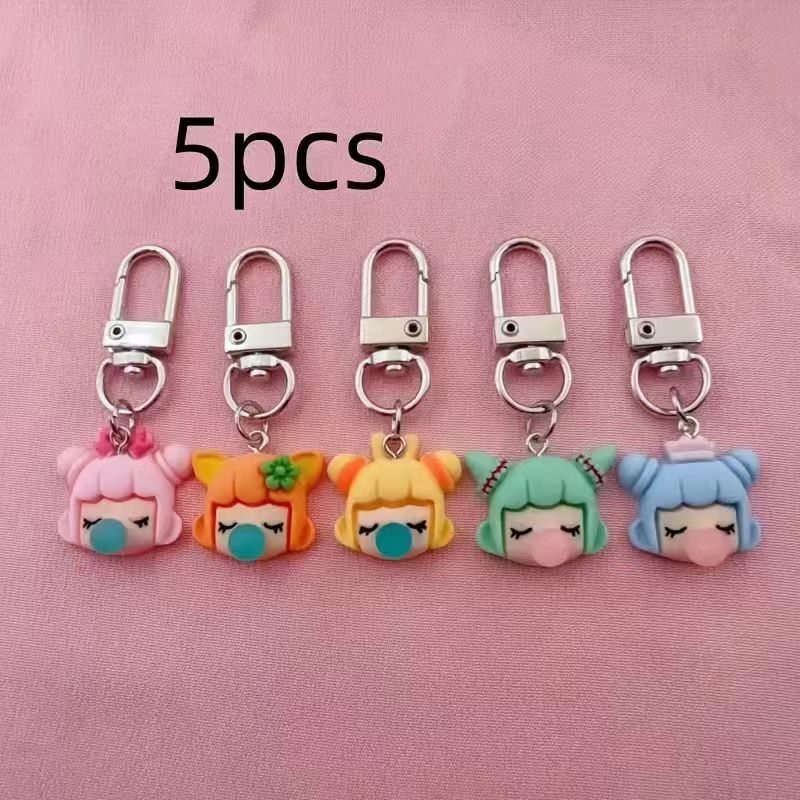 พวงกุญแจเรซินรูปเด็กผู้หญิง 5  - Party Favor Bag บทวิจารณ์และราคา