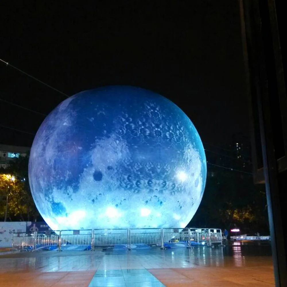 Giant Inflatable Blue Moon Bal - Led Balloon Light บทวิจารณ์และราคา