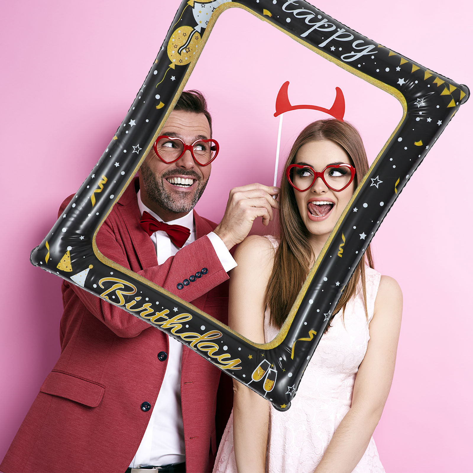กรอบถ่ายรูปเซลฟี่แบบเป่าลมขนาด - Photo Booth Frame บทวิจารณ์และราคา